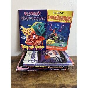 Lot of 5 Goosebumps RL Stine Books Acceptable Condition